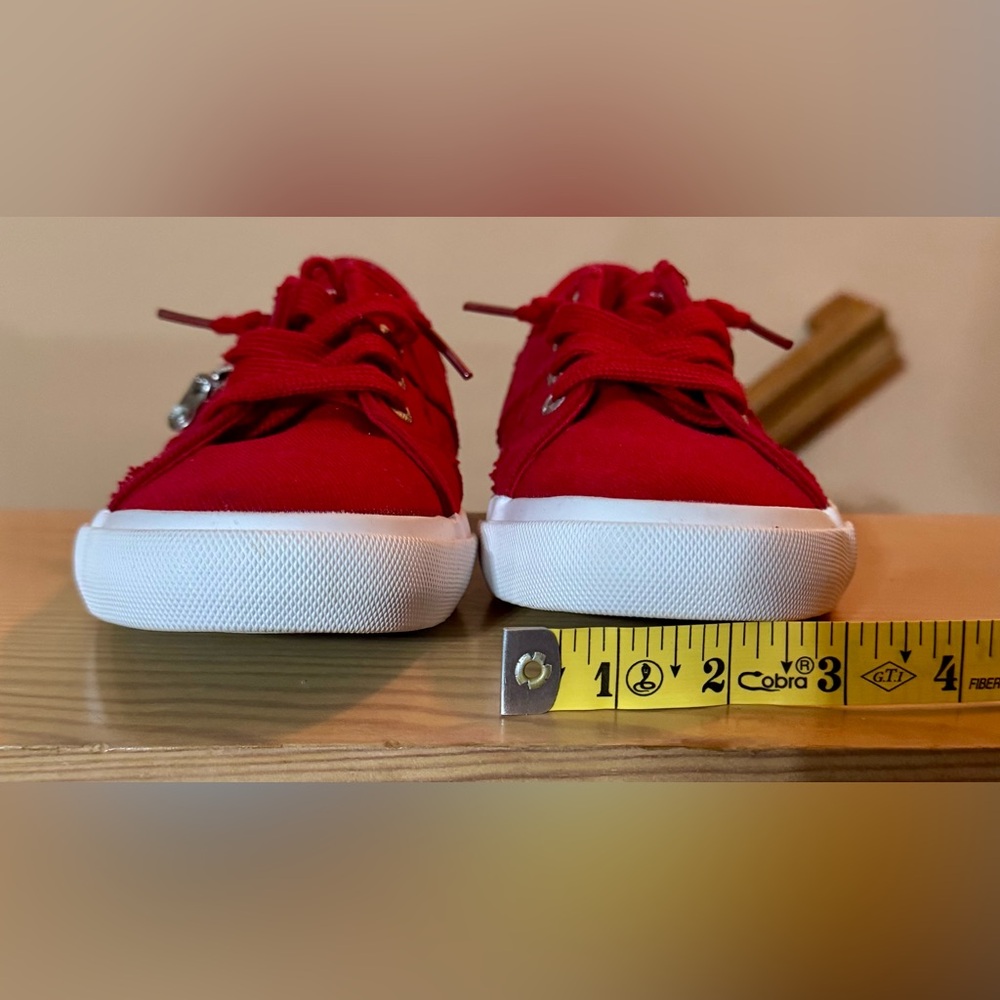 JENN ARDOR Red Slip-On Canvas Sneakers – Women’s Size 8.5 | Like New